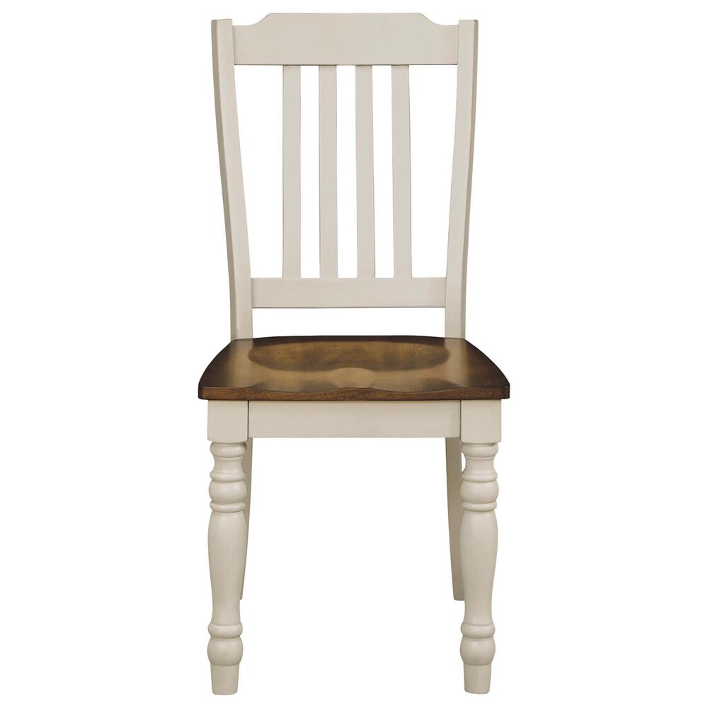 Ashley Wirloni Side Chair in Antique White and Brown, , large