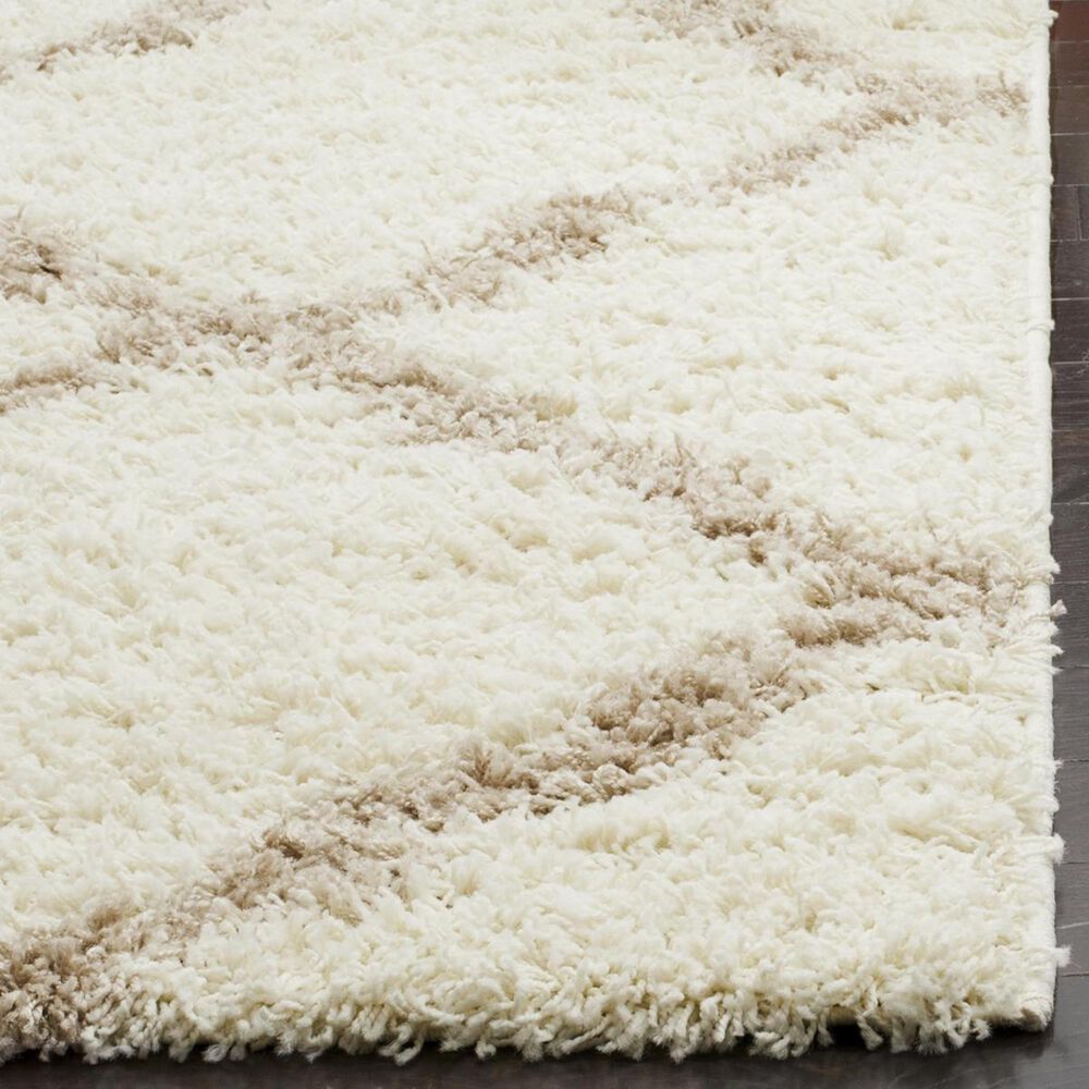 Safavieh Dallas Shag SGD257B-4 4&#39; x 6&#39; Ivory/Beige Area Rug, , large