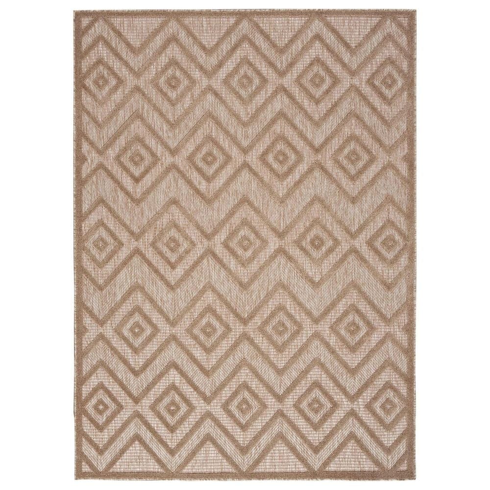 Nourison Versatile 6" x 9" Natural Beige Indoor/Outdoor Area Rug, , large