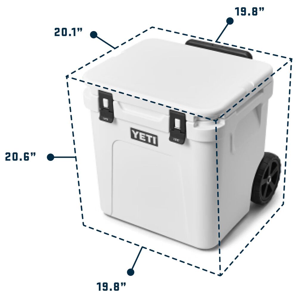 YETI Roadie 48 Hard Cooler in Rescue Red, Navy and White, , large