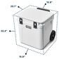 YETI Roadie 48 Hard Cooler in Rescue Red, Navy and White, , large