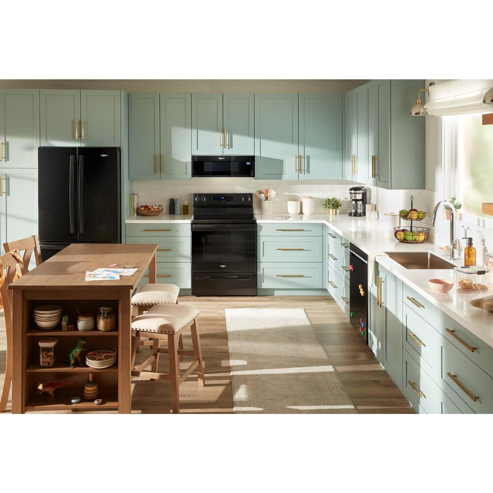 Whirlpool 5.3 Cu. Ft. Electric Range with No Preheat Mode in Black Stainless Steel, , large