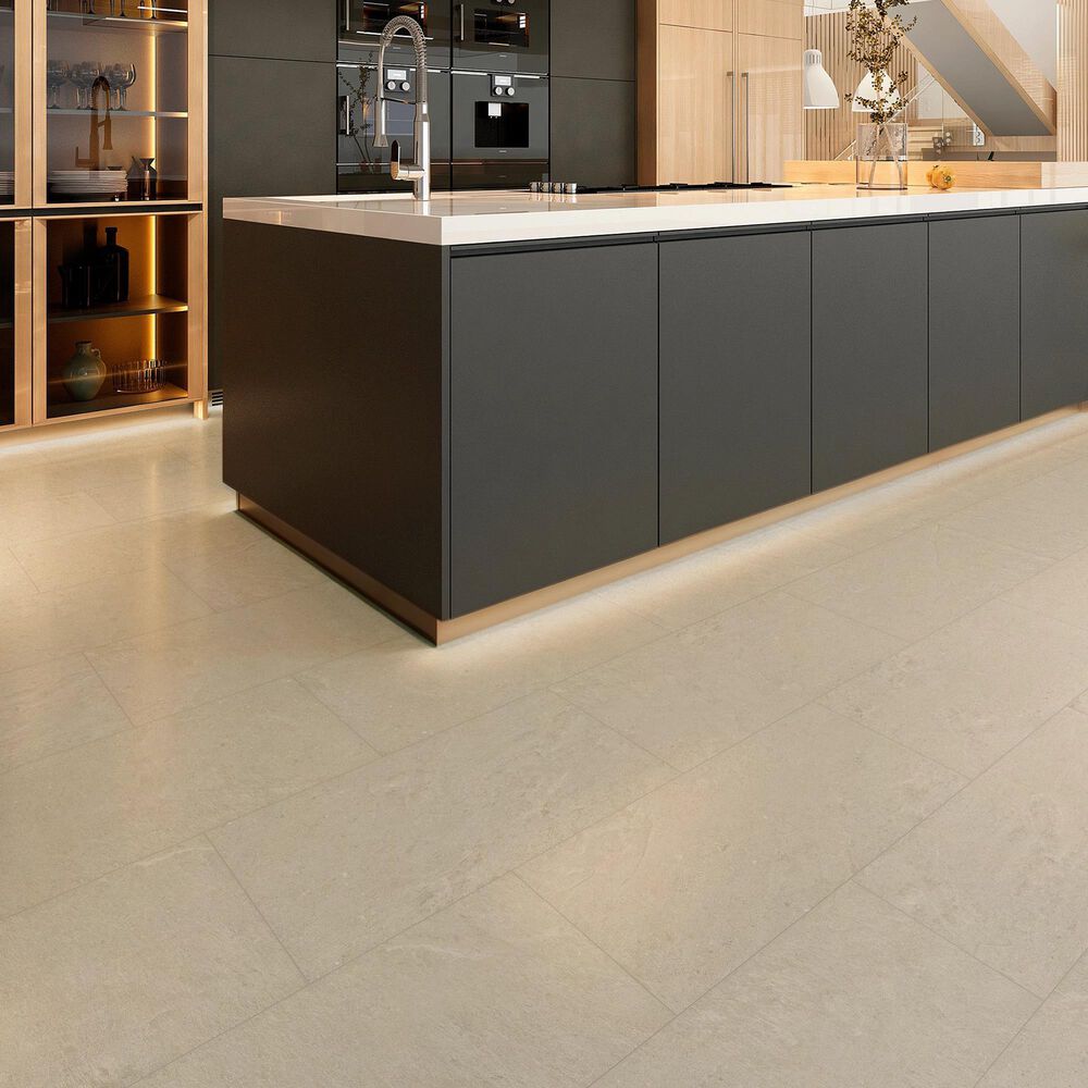 COREtec Balanced Retreat Soft Umber Concrete 12" x 24" Luxury Vinyl Tile, , large