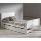 Timberlake Harmony Twin Storage Bed in White, , large