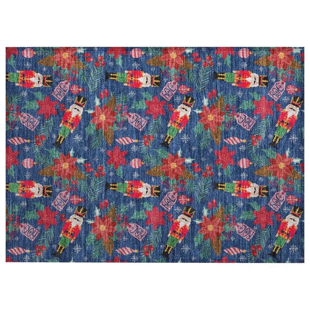 Dalyn Rug Company Wonderland WN30 1"8" x 2"6" Navy Indoor/Outdoor Area Rug, , large