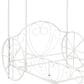 Furniture of America Carriage Twin Canopy Bed in White, , large