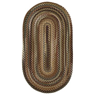 Capel Gramercy 0070-200 9"2" x 13"2" Oval Sage Area Rug, , large