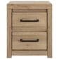 Ashley Brozmont 4 Piece King Platform Panel Bedroom Set in Natural Brown, , large