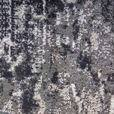 Feizy Prasad Ivory and Charcoal 10" x 13"2" Area Rug, , large