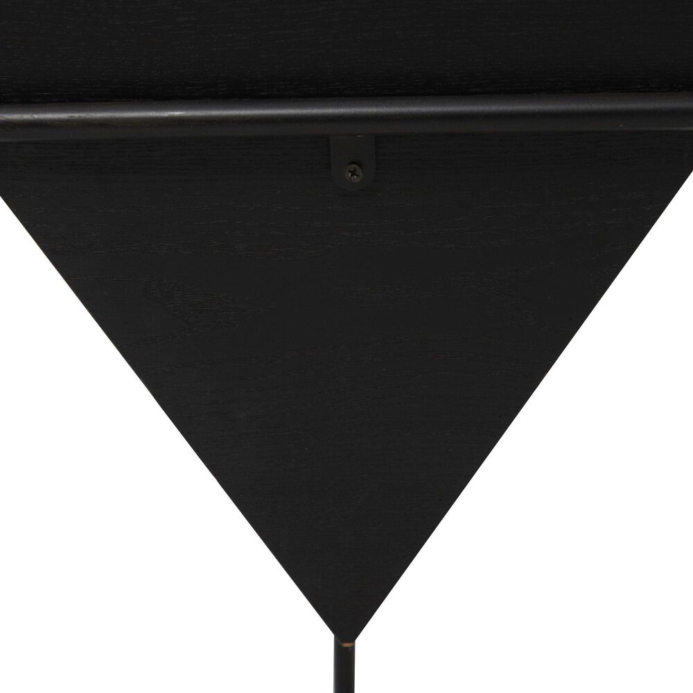 Maple and Jade Inverted Pyramid End Table in Black, , large