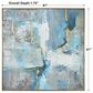 Uttermost 61" x 61" Meditation Hand Painted Canvas in Blue, White, Gray and Gold, , large