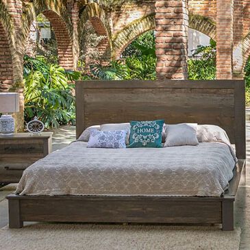 Fallridge Loft Brown King Platform Bed in Gray and Brown, , large