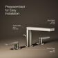 Kohler Composed Widespread Bathroom Sink Faucet in Vibrant Brushed Nickel, , large