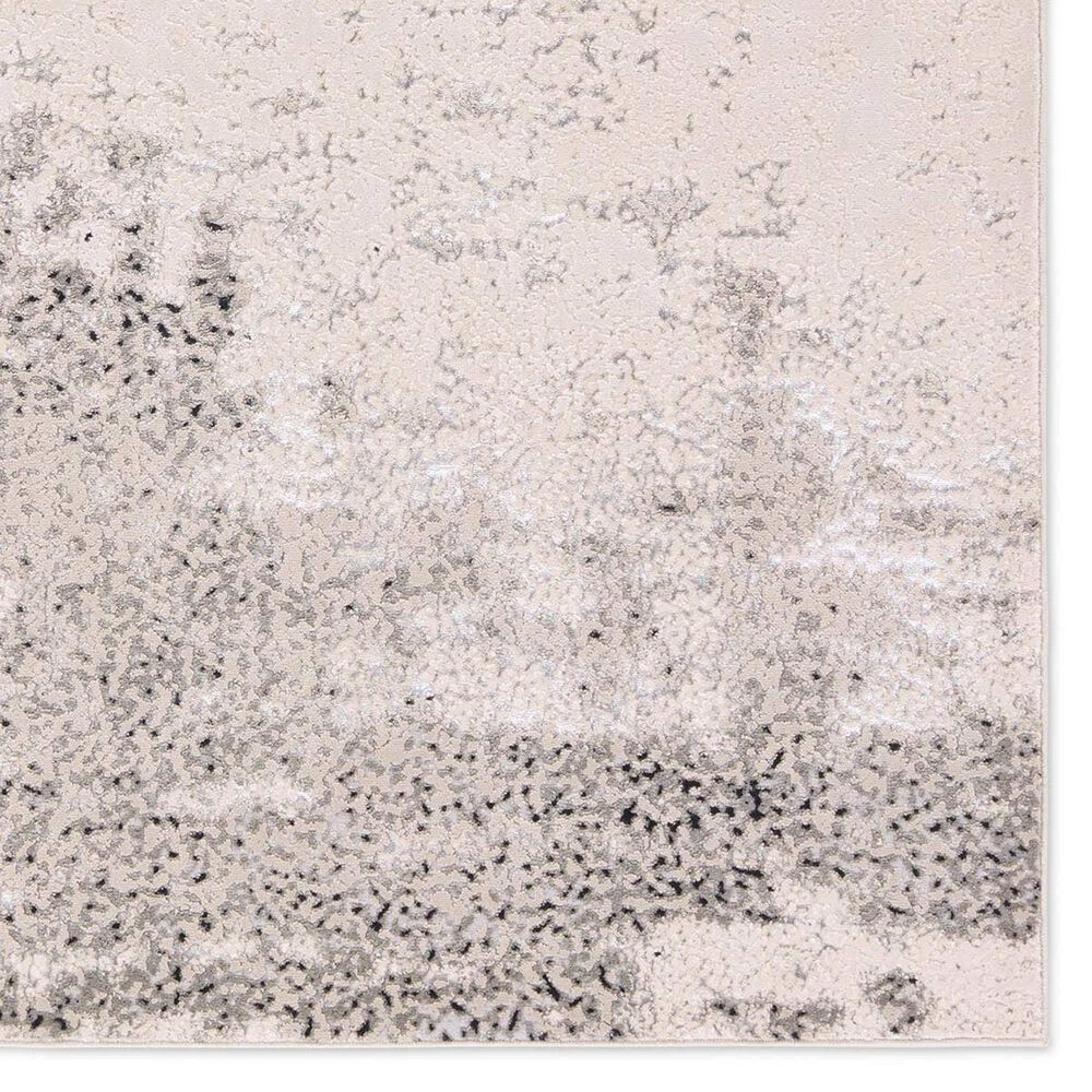 Jaipur Catalyst Faizah 2&#39;2&quot; x 8&#39; Feather Gray, White Sand, Wet Weather, Micro Chip and Dark Navy Runner, , large