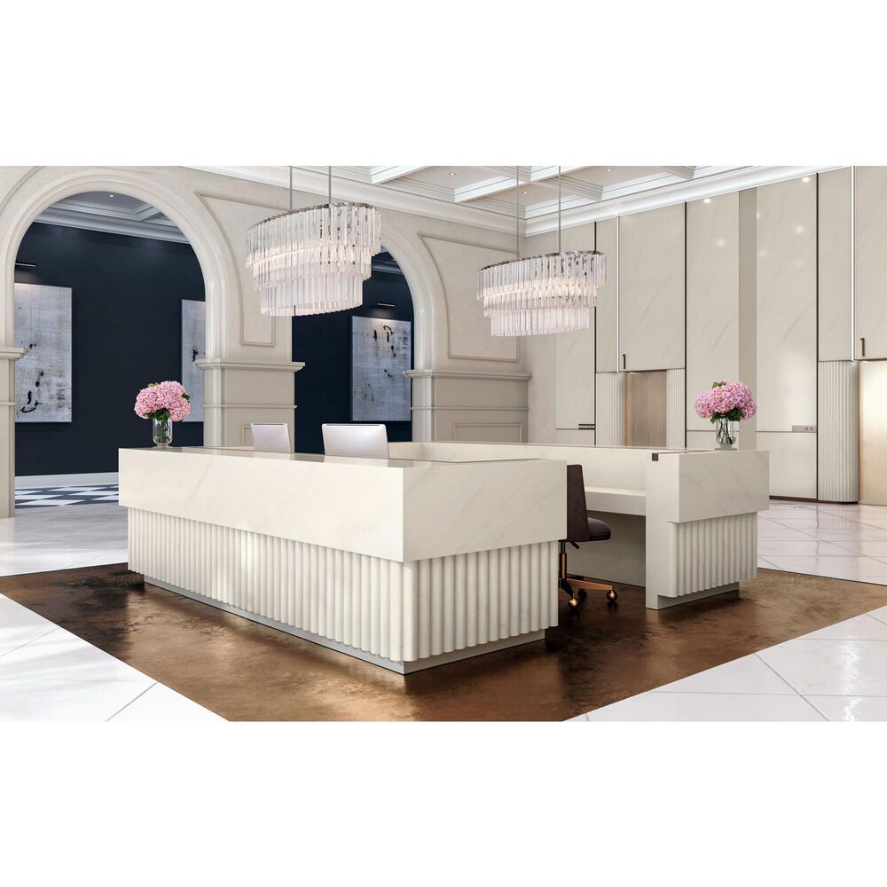Cambria Luxury Kenwood 3cm Quartz Countertop in White, , large