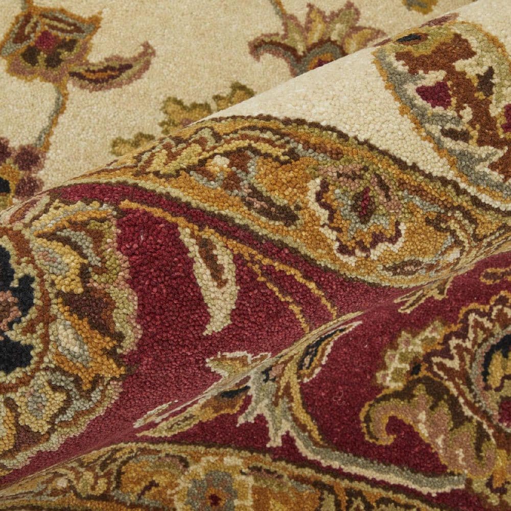 Feizy Rugs Wagner Ivory and Red 8&#39; x 10&#39; Area Rug, , large