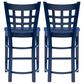 Linon Home Decor Lola Counter Stool in Navy Blue (Set of 2), , large