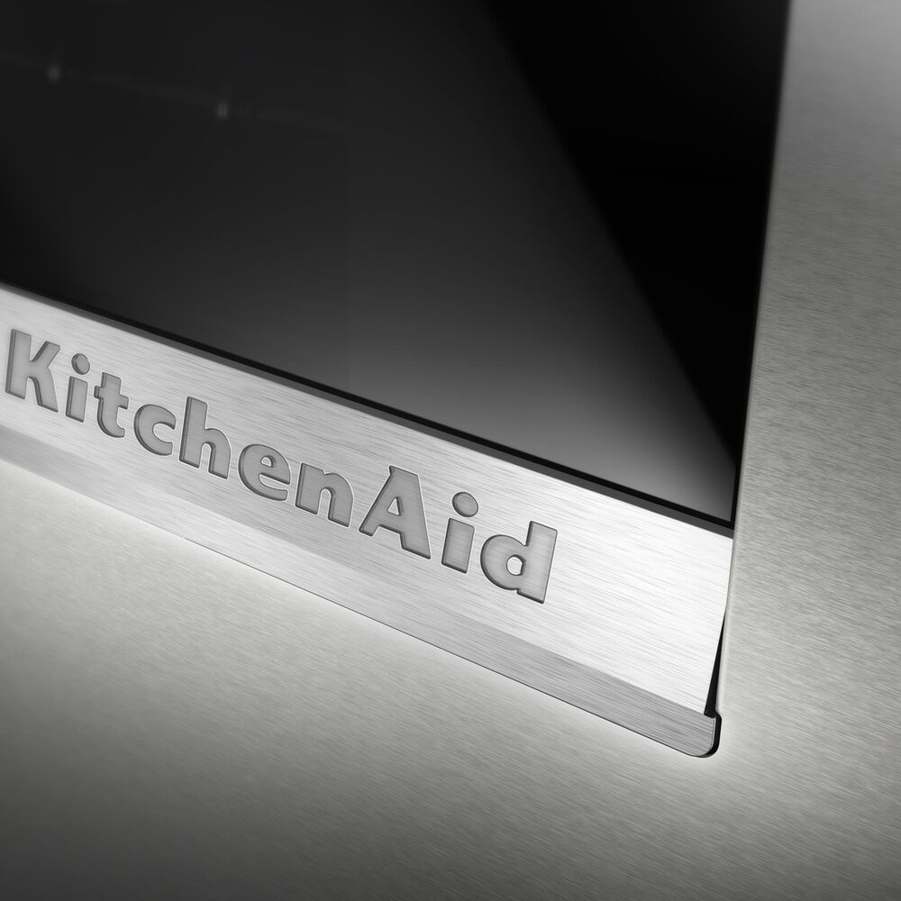 KitchenAid 2-Piece Kitchen Package with PrintShield Stainless Steel 30" Smart Single Wall Oven and Black 30" Electric Cooktop, , large