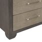 Nicolette Home Anderson Park Dark King Upholstered Bed with Two Nightstands in Moose Trail and Frontier Brown, , large