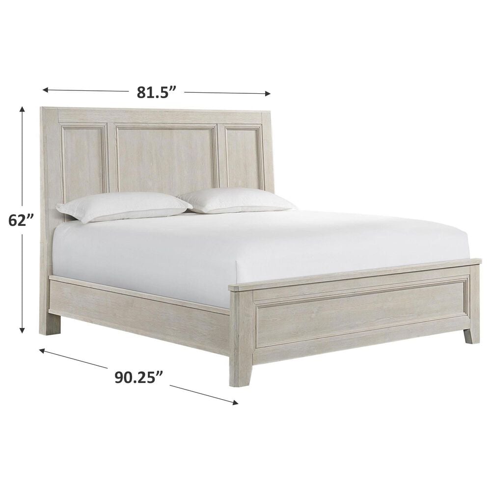 Hawthorne Furniture Carlson King Panel Bed in Washed Linen, , large
