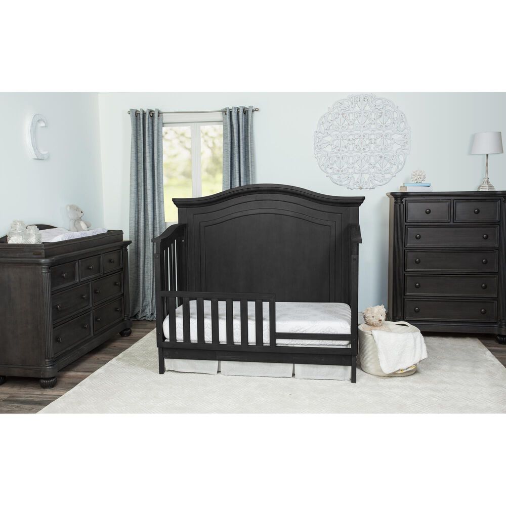 Kingsley Baby Charleston Toddler Guard Rail in Weathered Woodland, , large