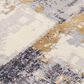 RIZZY Bolero BOL725 2"6" x 8" Ivory, Beige, Blue and Light Gray Runner, , large
