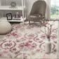 Safavieh Monaco MNC205R 3" x 5" Ivory and Pink Area Rug, , large