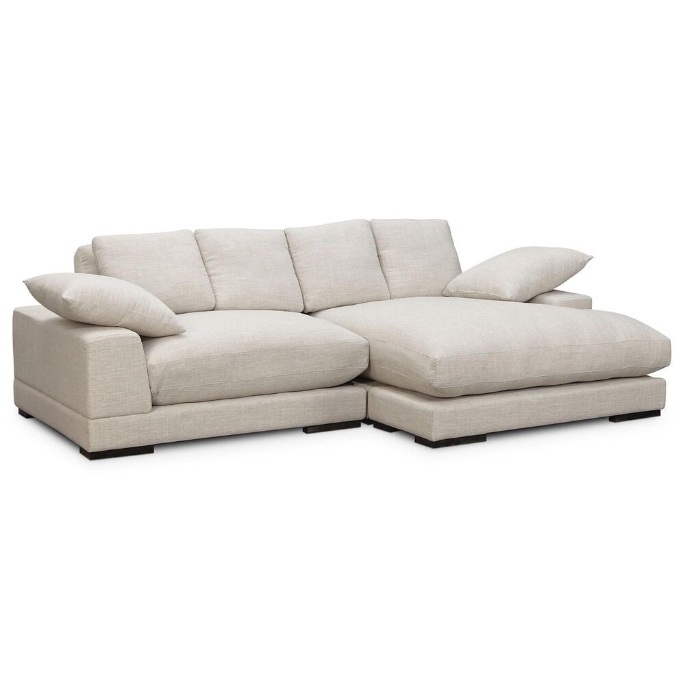Moe"s Home Collection Plunge 2-Piece Stationary Sectional in Sahara, , large
