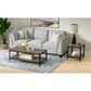 Golden Wave Furniture Derek End Table in Warm Gray and Black, , large