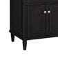 James Martin Vanities Lorelai 72" Double Vanity in Black Onyx with 3 cm Carrara White Marble Top, , large