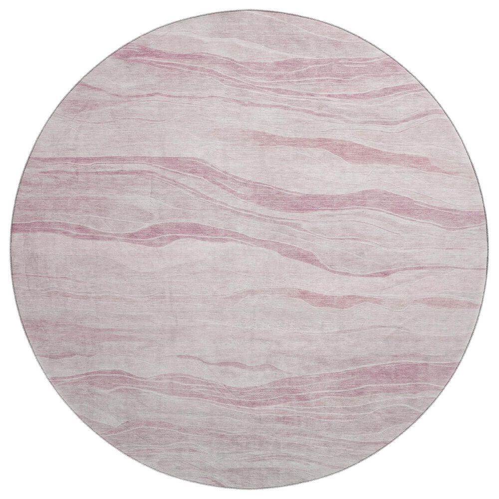 Dalyn Rug Company Pacifica PA6 8" Round Pink Area Rug, , large