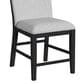 Mayberry Hill Transcend Counter Side Chair with Light Grey Fabric in Charcoal, , large