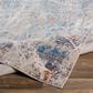 Surya Aisha 2" x 3" Blue, Off-White, Taupe, Dark Purple and Burnt Orange Area Rug, , large