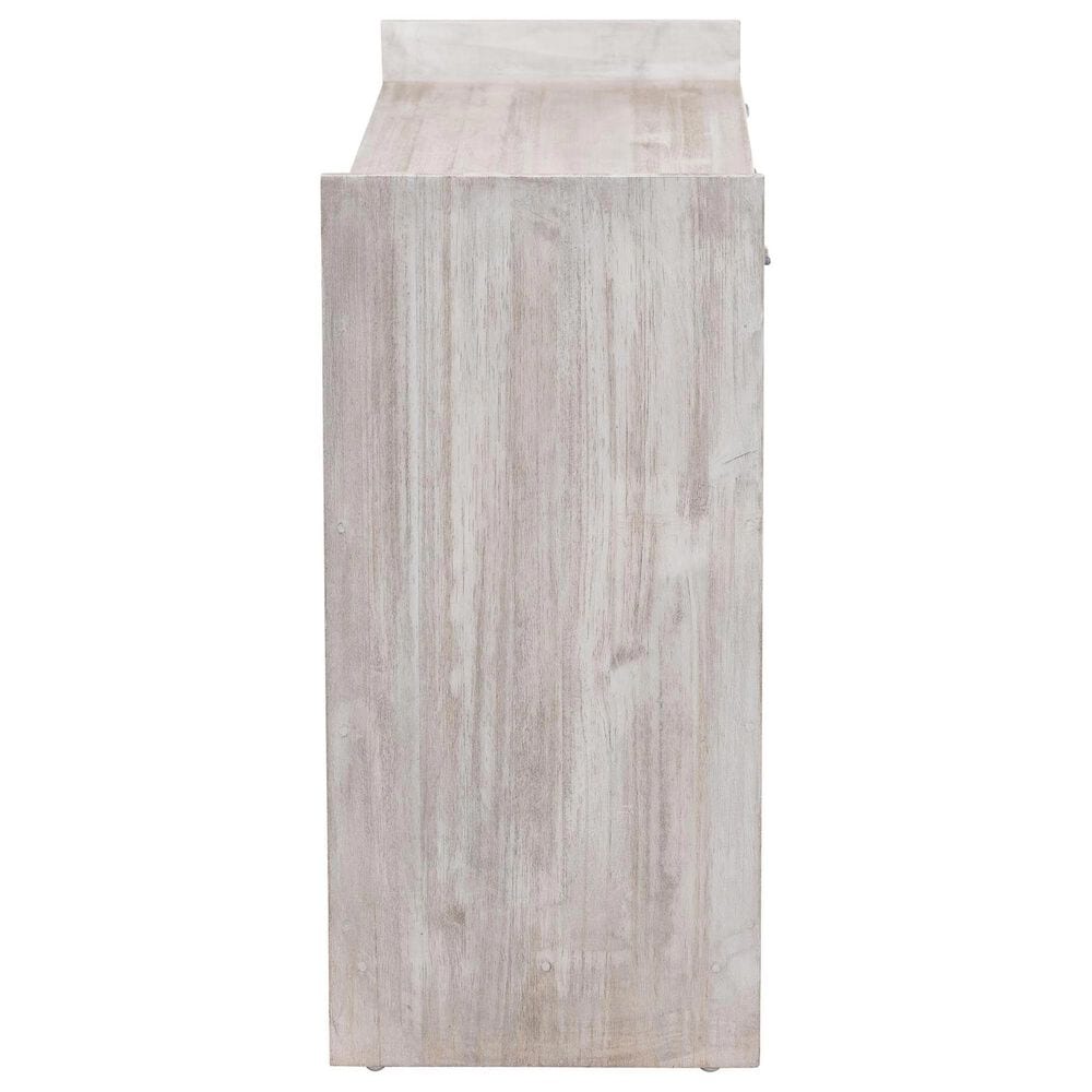 Baxton Studio Amado Storage Trunk in White Wash, , large