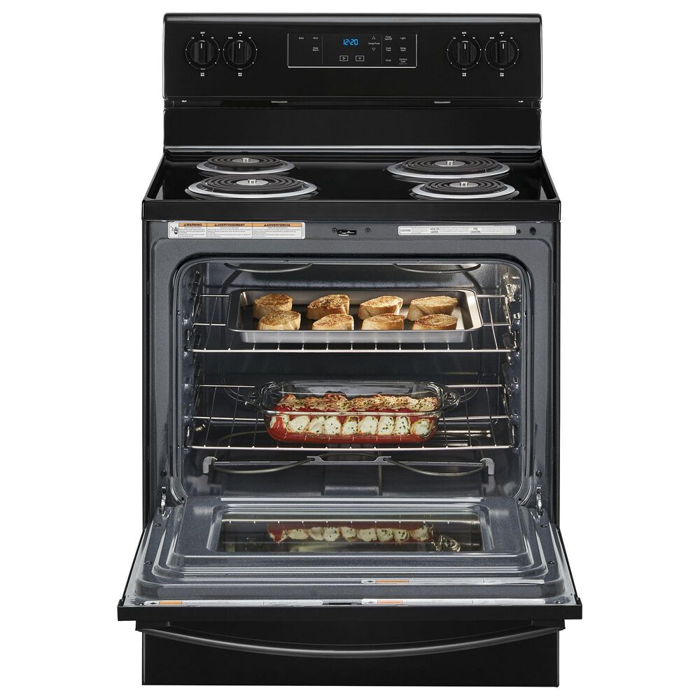 Whirlpool 4.8 Cu. Ft. Freestanding Electric Range with Keep Warm in Black, , large