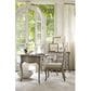 Hooker Furniture Palisade Desk Chair with Linen Natural Seat in Gray, , large