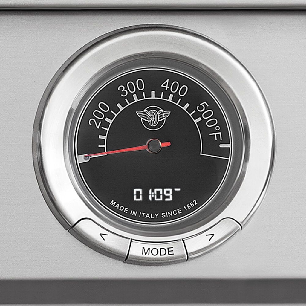 Bertazzoni Heritage Series 36" Dual Fuel Range with 6 Brass Burner in Stainless Steel and Gold, , large