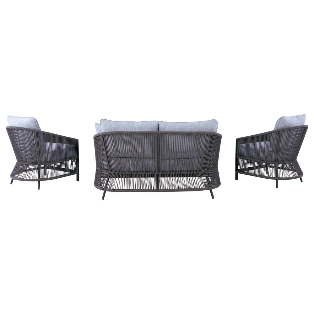 Ashley Bridges Beach 4-Piece Patio Conversation Set in Gray, , large