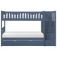 Homelegance Twin/Twin Step Bunk W/ Trundle, , large