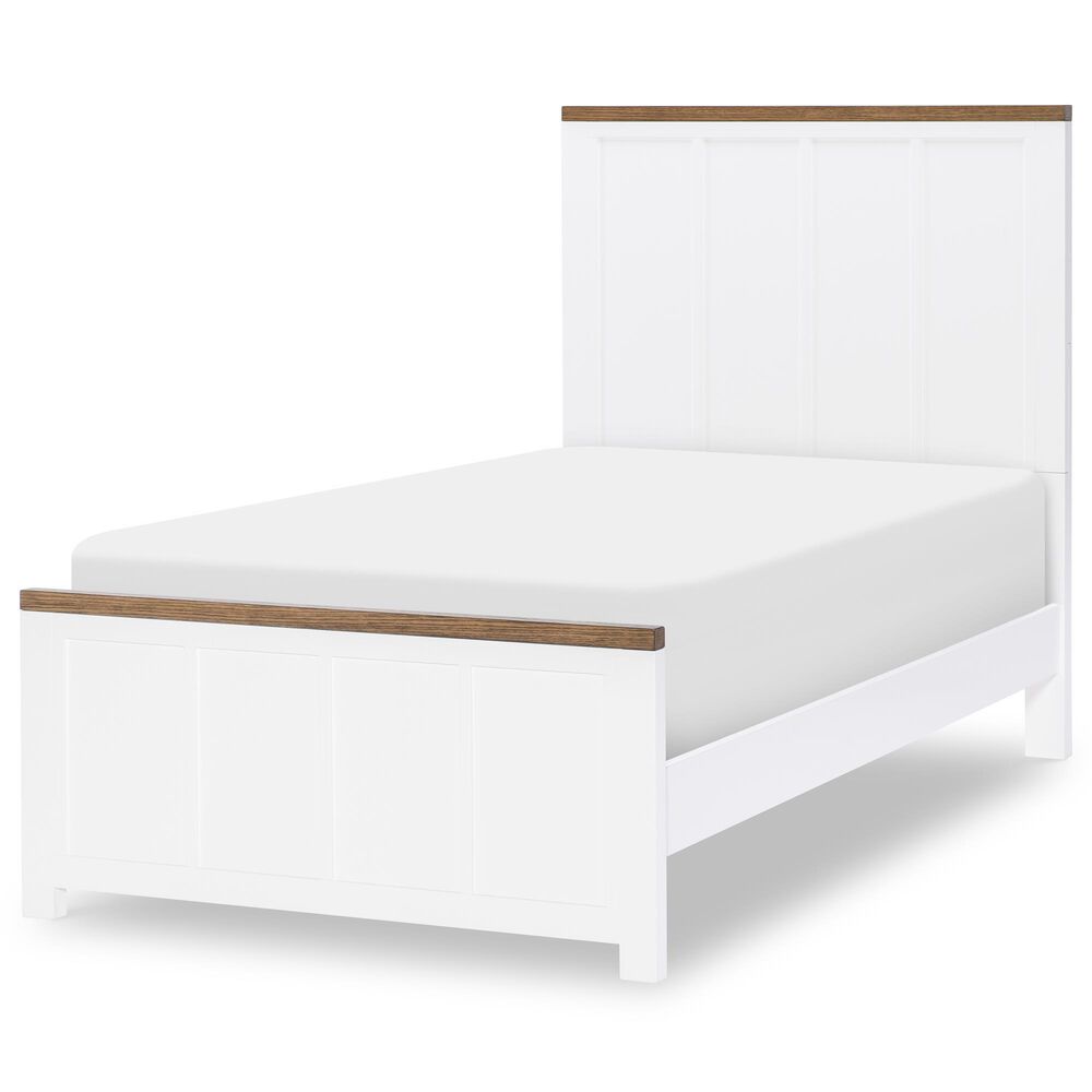 Legacy Classic Dutton 4-Piece Twin Bedroom Set in Natural White, Toasted Coconut and Aged Black, , large