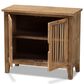 Baxton Studio Clement 2-Door Accent Storage Cabinet in Medium Oak, , large