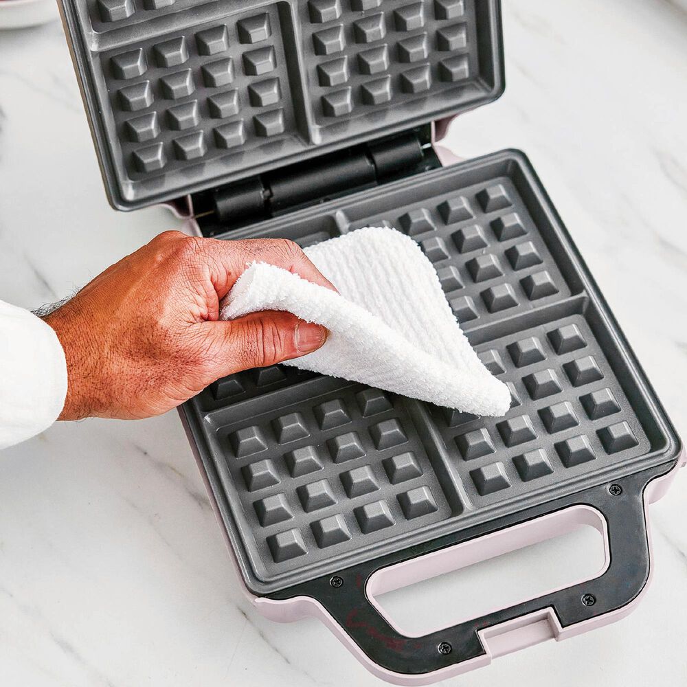 Green Pan Advanced 4-Square Waffle Maker in Clay, , large