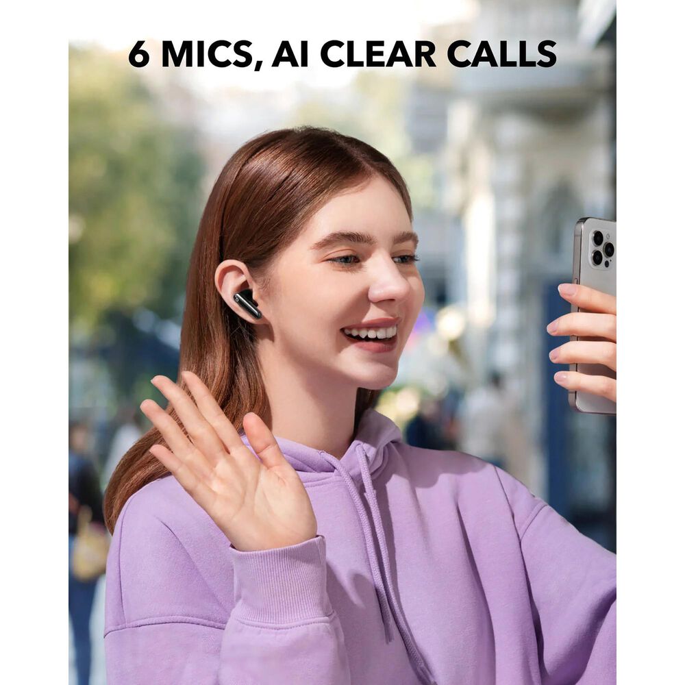 Anker Soundcore P40i Smart ANC True-Wireless Earbuds in Black, , large