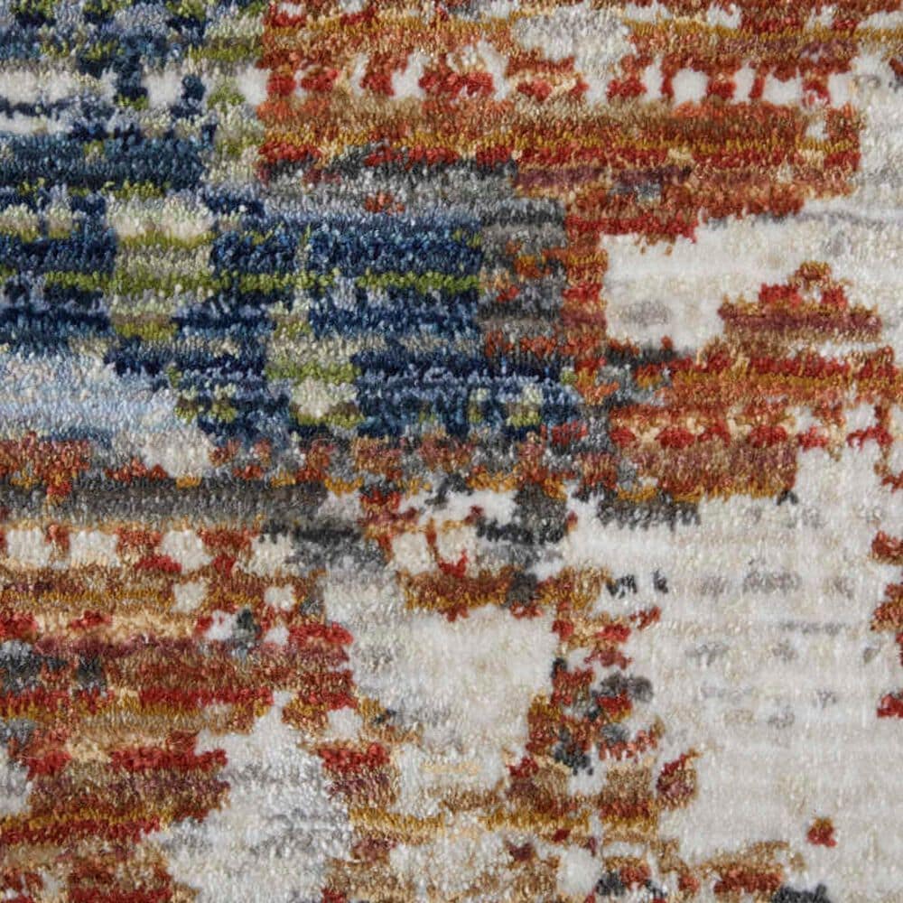 Feizy Sonora 9&#39; x 12&#39;8&quot; Ivory and Multicolor Area Rug, , large
