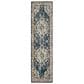 Safavieh Monaco MNC243N-218 2"2" x 18" Navy/Light Blue Runner, , large