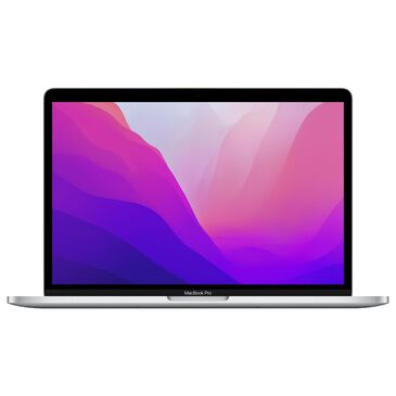 Apple 13" MacBook Pro Laptop | Apple M2 - 8GB RAM - Apple M2 10-core - 256GB SSD in Silver with 2-Year AppleCare+, , large