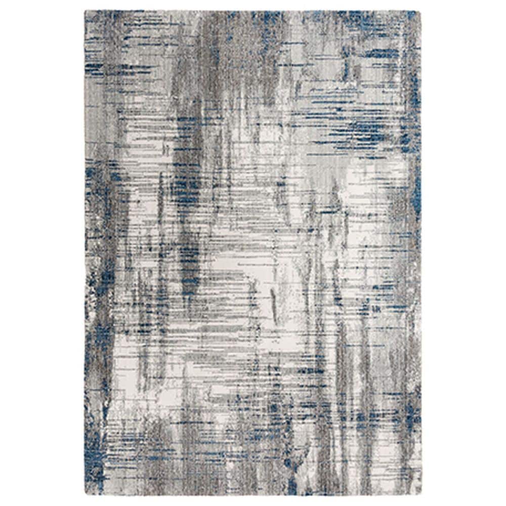 RIZZY Anatolia ANT746 2"6" x 8" Gray-Blue Runner, , large