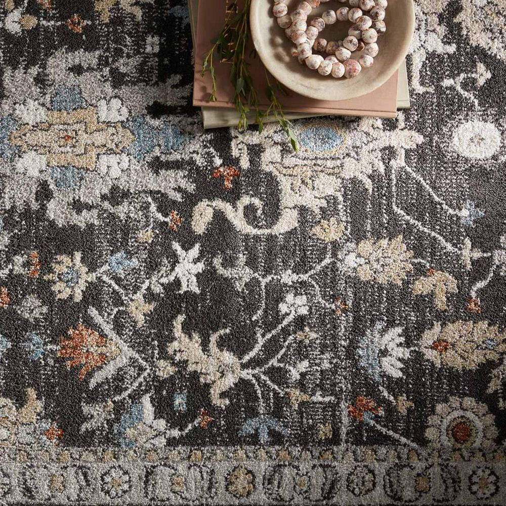 Loloi II Odette 7&#39;10&quot; x 10&#39; Charcoal and Multicolor Area Rug, , large