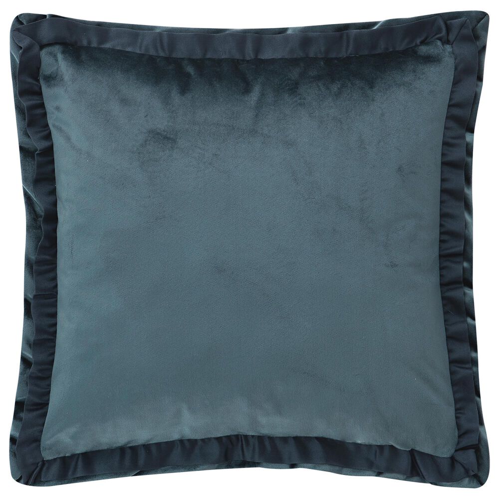 Waterford Everett 18" Decorative Pillow in Dark Teal, , large