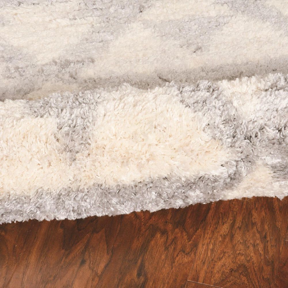 Kas Oriental Rugs Merino Southern 3&#39;9&quot; x 5&#39;11&quot; Ivory and Grey Area Rug, , large